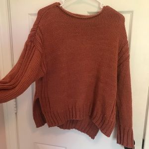 Burnt Orange Cozy Sweater